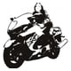 thumbnail image 1 of Decomural Woman Motorbike Rider Motorcycle WS-19622, 1 of 2
