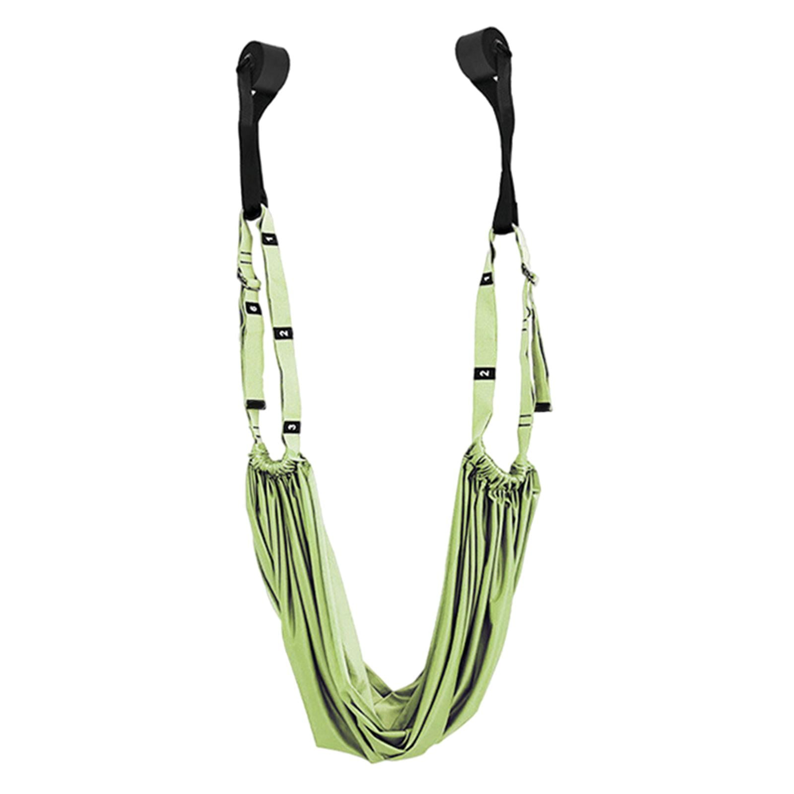 Ioensy - Columpio De Yoga Aéreo Hamaca De Yoga Sling Ejercicio Fitness Gimnasio Herramienta De Inversión Verde