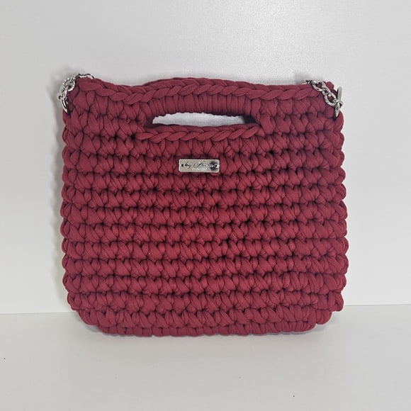 Cartera Fiesta Serena a Crochet Rojo