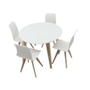 Magideal - Juego De Mesa Y Sillas Para Casa De Muñecas, Escala 1:12, Ideal Como Regalo Para Proyectos De Bricolaje, Mesa De Arena