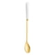 thumbnail image 1 of XmhyTop 2 piezas Cucharas para Postres de Acero Inoxidable Oro blanco, 17.5x2.4 cm - Ideal para Helados, Flanes y Decoración de Postres, 1 of 5
