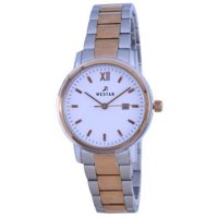 Reloj Westar 40245Spn601 De Dos Tonos Con Esfera Blanca De Acero Inoxidable Y Cuarzo Para Mujer & 44; Azul