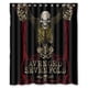 thumbnail image 1 of Cortina de ducha de la banda Avenged Sevenfold con ganchos, tamaño 60 x 72 pulgadas, 1 of 3