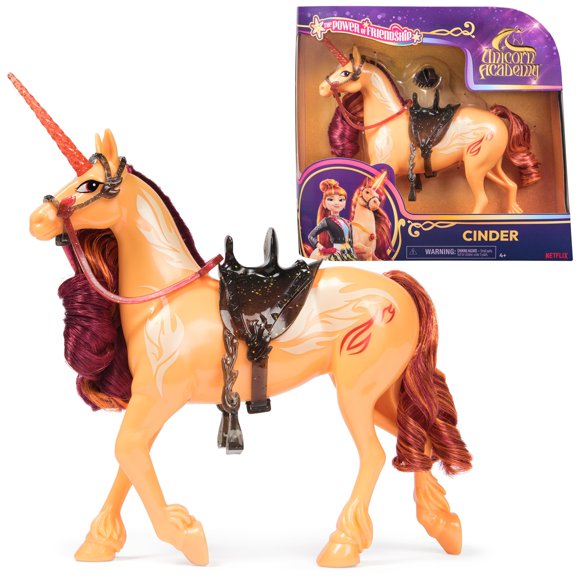 Unicorn Academy Unicornio Cinder de 28 cm con accesorios