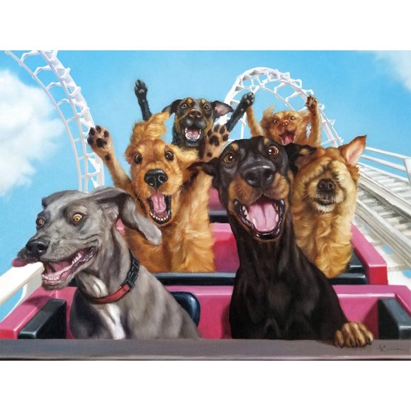 Rompecabezas Buffalo Games Fun at The Amusement Bark, 750 piezas
