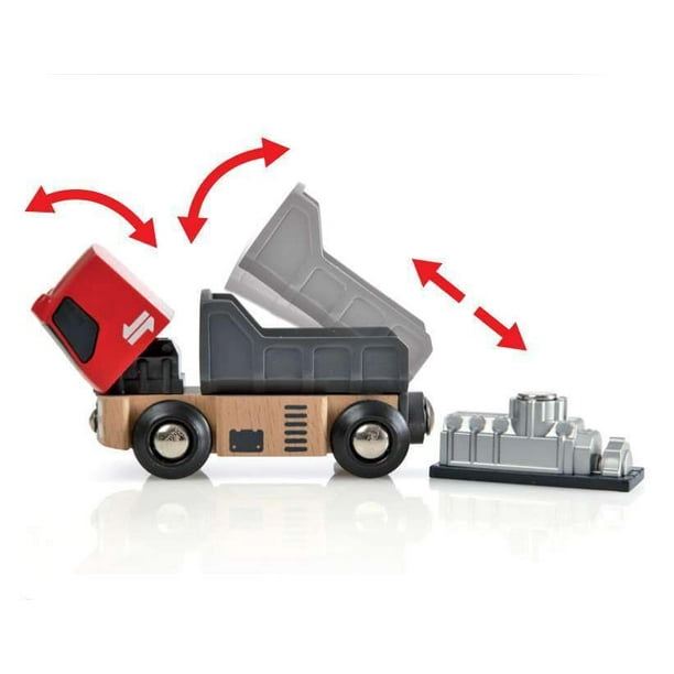 Juego de juguetes de tren de madera BRIO World 33052 Deluxe