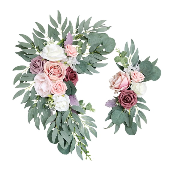 Kit De Flores De Arco De Boda De Guirnalda De Botín Floral Botín De Flores Artificiales Para Letrero