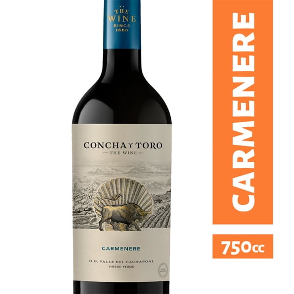 Vino Tinto Carmenere Gran Reserva 14° Botella, 750 ml