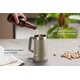 thumbnail image 2 of KooK Beer Stein, taza de café de acero inoxidable, vaso con aislamiento al vacío, taza de doble pared, asa grande, irrompible, color topo, 23,7 oz, 2 of 8