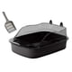thumbnail image 3 of Caja De Arena Para Gatos Abierta, Orinal Grande Con Forma De Dibujos Animados, Caja De Arena Para Gatos, Bandeja De Arena Para Gatos, Negro, 3 of 5