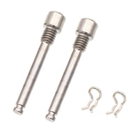 Magideal - 2X Pernos De Freno De Disco De Bicicleta Pernos De Pinza De Bicicleta Pernos De Inserción Tornillo Duradero Portátil Accesorios De Ciclismo Accesorios Plata