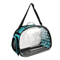 Magideal - Bolsa Portátil Para Llevar Gatos, Bolsa De Burbujas Para Mascotas, Bolso De Mano, Caseta De Transporte Transparente Para Perros Pequeños Y Medianos, V , Azul S