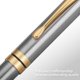 thumbnail image 2 of Bolígrafo BEILUNER Impresionante plateado cromado con borde dorado, 2 of 9