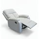 thumbnail image 3 of Berger Reclinable Blanco Moderno de Lino Matheus PK8071BIV, 3 of 3