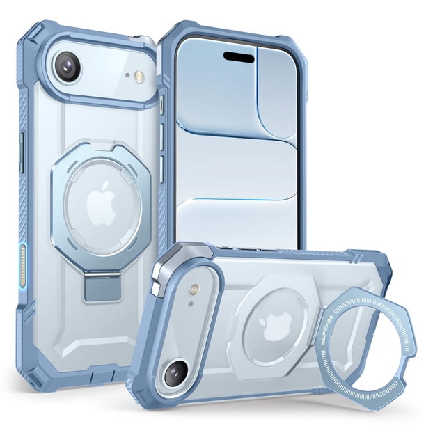 Funda para celular SUPCASE Unicorn Beetle Grip para iPhone Air de 6.5" con protección ضد caídas de grado militar, soporte y MagSafe