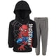 thumbnail image 1 of Conjunto de Buzo y Pantalón de Polar Marvel Spider-Man para Niños en Negro, 1 of 6