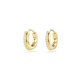 thumbnail image 3 of Pendiente de aro Swarovski tono dorado 1,3 × 0,3 cm, 3 of 6