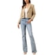thumbnail image 2 of INSPIRE CHIC Blazer Recortado para Mujer con Cuello de Solapa para Oficina de Trabajo Chaqueta de Traje de Manga Larga Blazers de Negocios M Caqui, 2 of 6