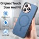thumbnail image 2 of Magnetic Slim Case for Honor X50i Plus with Camera Guard & Anti-Scratch Back Blue, 2 of 6