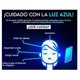 thumbnail image 4 of Anteojos Luz Azul Niños Computador Pantallas Descanso Gris Trasparente, 4 of 4