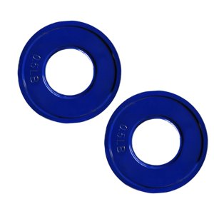 Ioensy - 2 Discos De Pesas Fraccionadas Codificados Por Colores Para Entrenamiento De Fuerza, Portátiles, Azules, 0.5 Lb