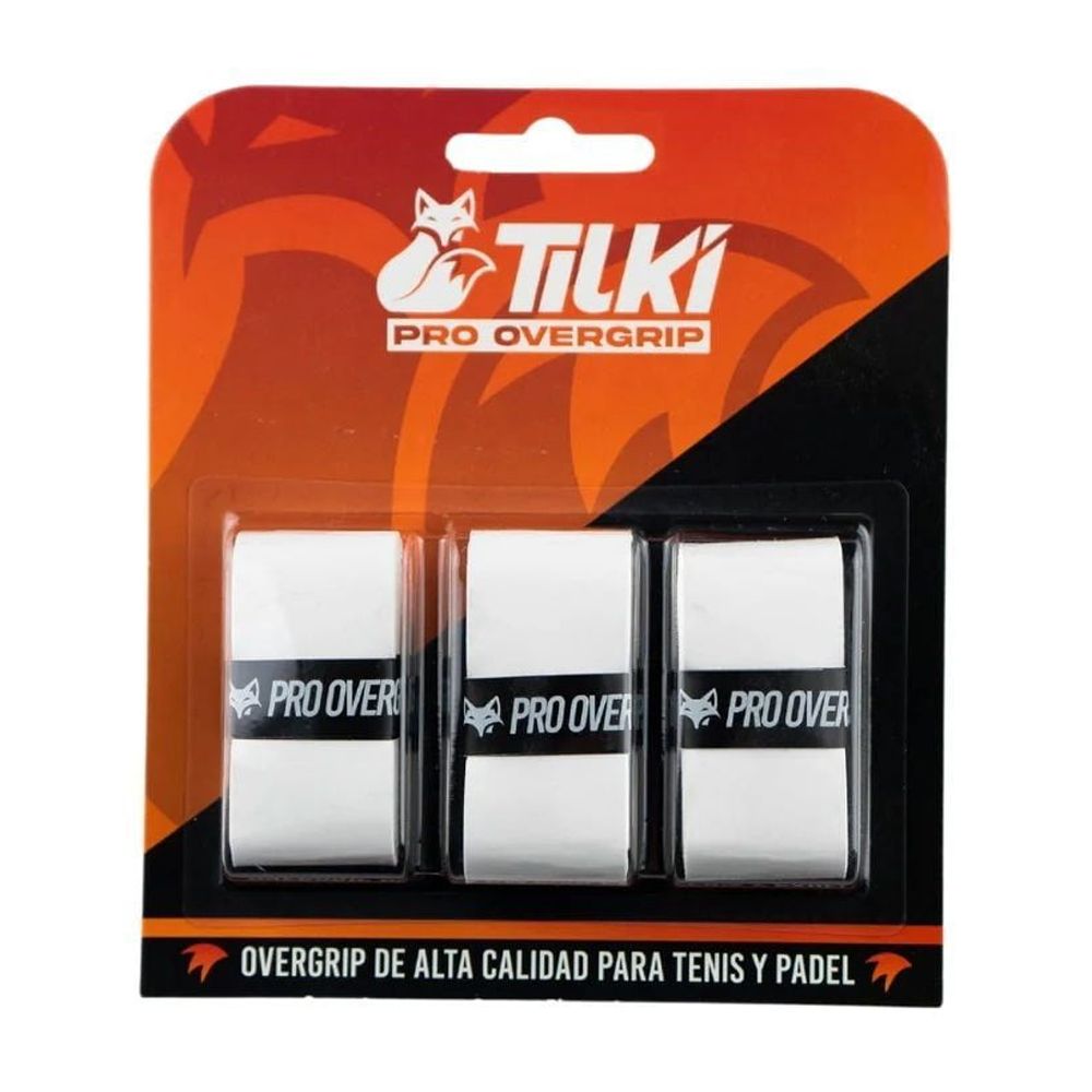 Tilki - Overgrip Pro Blanco X3 Tenis Padel