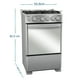 thumbnail image 2 of Cocina a Gas 55cm 4 platos Grill a Gas Mabe CMC5560FX1, 2 of 11