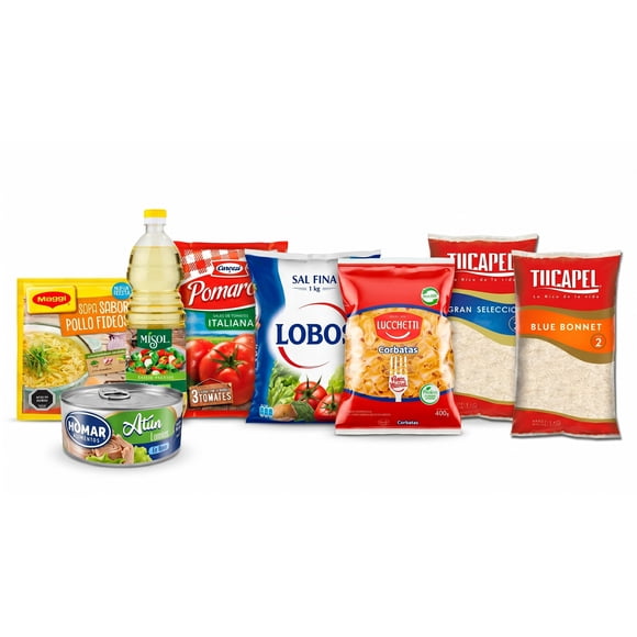 Canasta Básica Almuerzo 15 Productos Esenciales