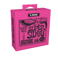 Pack De 3 Set De Cuerdas Ernie Ball Super Slinky Nickel 9 - 42