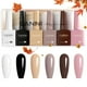 thumbnail image 1 of Set de esmaltes de uñas en gel CANNI, 9 ml, sin hemas, blanco y negro, otoño, 6 unidades, 1 of 3