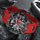 thumbnail image 2 of Reloj AIMES para hombre, deportivo, militar, impermeable, cronógrafo rojo, 2 of 7