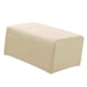 thumbnail image 4 of Funda Elástica Para Puf Otomano, Reposapiés, Funda Protectora Para Taburete, Color Beige, 4 of 5