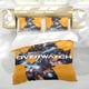 thumbnail image 5 of Juego Overwatch Conjunto de sábanas temático, trío de piezas, cómodo y amigable con la piel, diseño único, regalo de decoración para el hogar para familiares, amigos y fans, 90 cm * 190 cm, 5 of 6