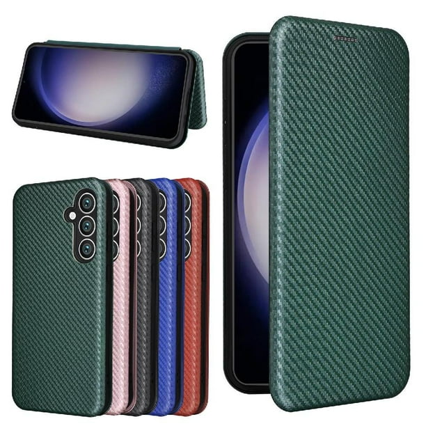 Funda Flip para FOXDOCK Samsung Galaxy S23 FE 5G - Funda magnética de negocios, funda protectora delgada