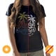 thumbnail image 1 of Camiseta Delsol Siempre Palmas Negra Grande, 1 of 4