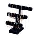 thumbnail image 1 of Expositor de Pulseras ByKen Jewelry en Terciopelo Negro de 3 Niveles, 1 of 6