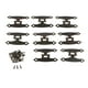 thumbnail image 1 of Puerta de la ventana de los muebles de madera 8pcs bisagras de hardware de reemplazo, 1 of 3