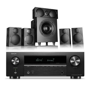 Kit Av Denon Avr-X580Bt Y Sistema De Parlantes Wharfedale Dx-3 Hcp