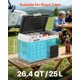 thumbnail image 2 of Refrigerador de coche VEVOR MCD25D1, 12 V, 26,4 L, refrigeración rápida, negro, 2 of 9