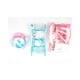 thumbnail image 5 of Juguete Muñeca 28cm Coche Cuna Silla De Comer Infantil, 5 of 5