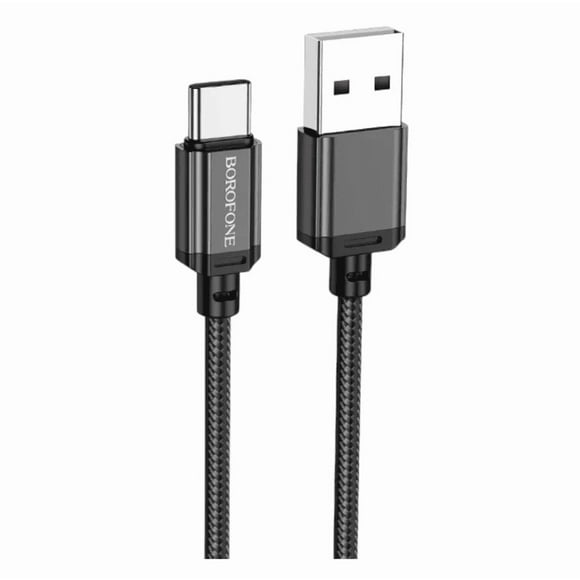 Cable BOROFONE BX87 USB-A a Tipo-C – 5A, 2m, Carga Rápida