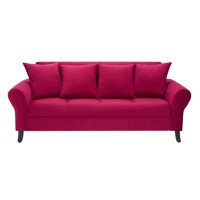 Bodevir - Sofa Lua 3C Felpa 20 Burdeo