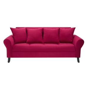 Bodevir - Sofa Lua 3C Felpa 20 Burdeo