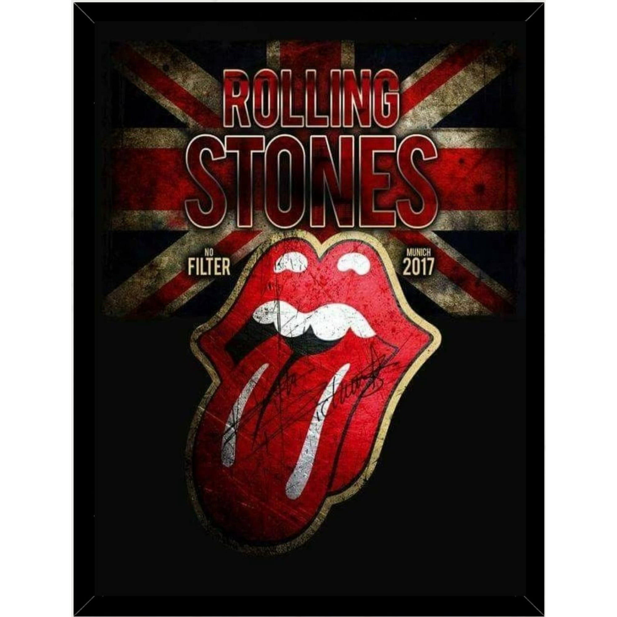Genérico - Cuadro Decorativo Rolling Stones Medidas 30x40 Cm