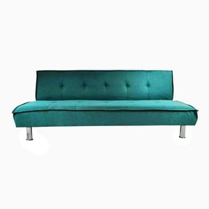 Importclick - Futón Sofá Cama Ajustable 170X50X40 Cm Turquesa
