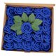thumbnail image 4 of PE Espuma Rosa Flores Día De San Valentín Decoración Dama De Honor Ramo Accesorios Azul Oscuro, 4 of 5
