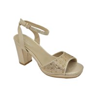 Sandalia De Fiesta Bonny Franco Gold 384-0891 - Talla 38