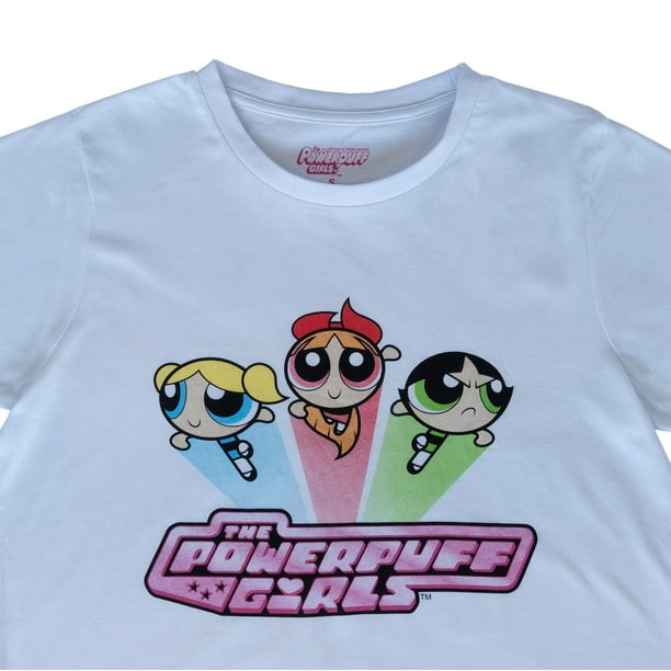 Polera Mujer Up Blanco Las Chicas Superpoderosas Lider