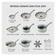 thumbnail image 2 of Juego de utensilios de cocina T-Fal Refresh Ceramic, 20 piezas, con utensilios, color gris luna, 2 of 3