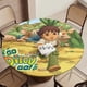 thumbnail image 5 of Go, Diego, Go!-theme Fitted Round Tablecloths Elastic Edged Table Covers Waterproof Table Cloth for Kitchen Holiday Party Tables Decor 150cm, 5 of 6